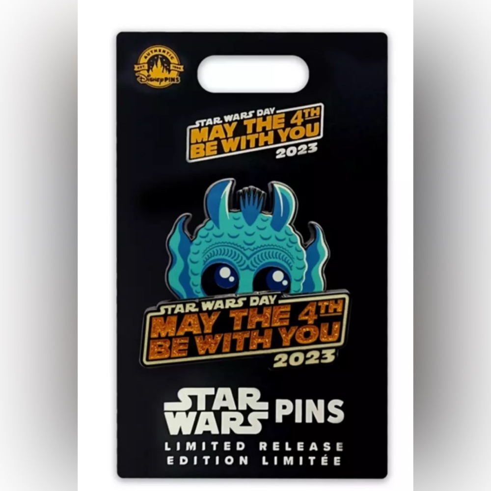 Disney Parks 2023 Star Wars Day May the 4th Be With You Greedo Pin LE New